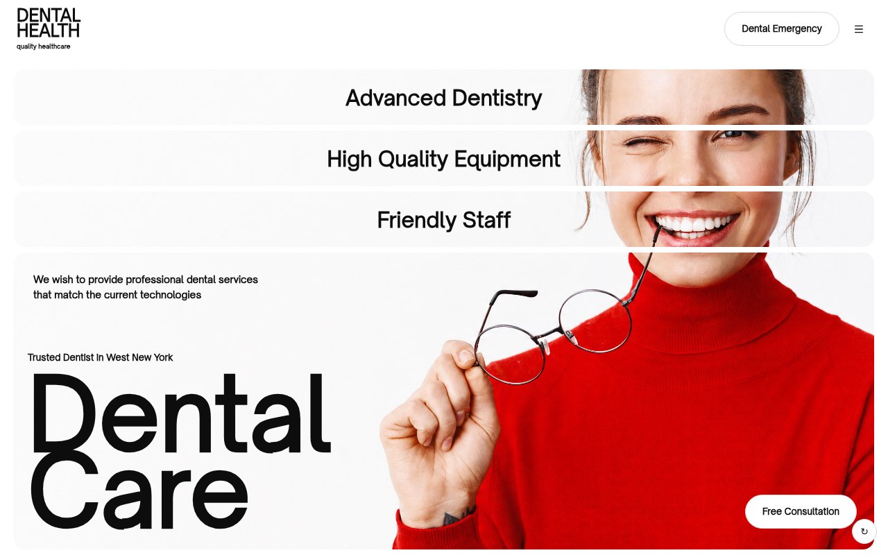 Dental Health website preview